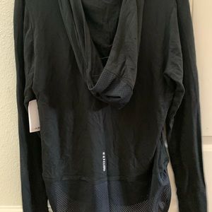 Black pull over hoodie